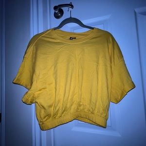 Garage Elasticated Waistband Crop Top